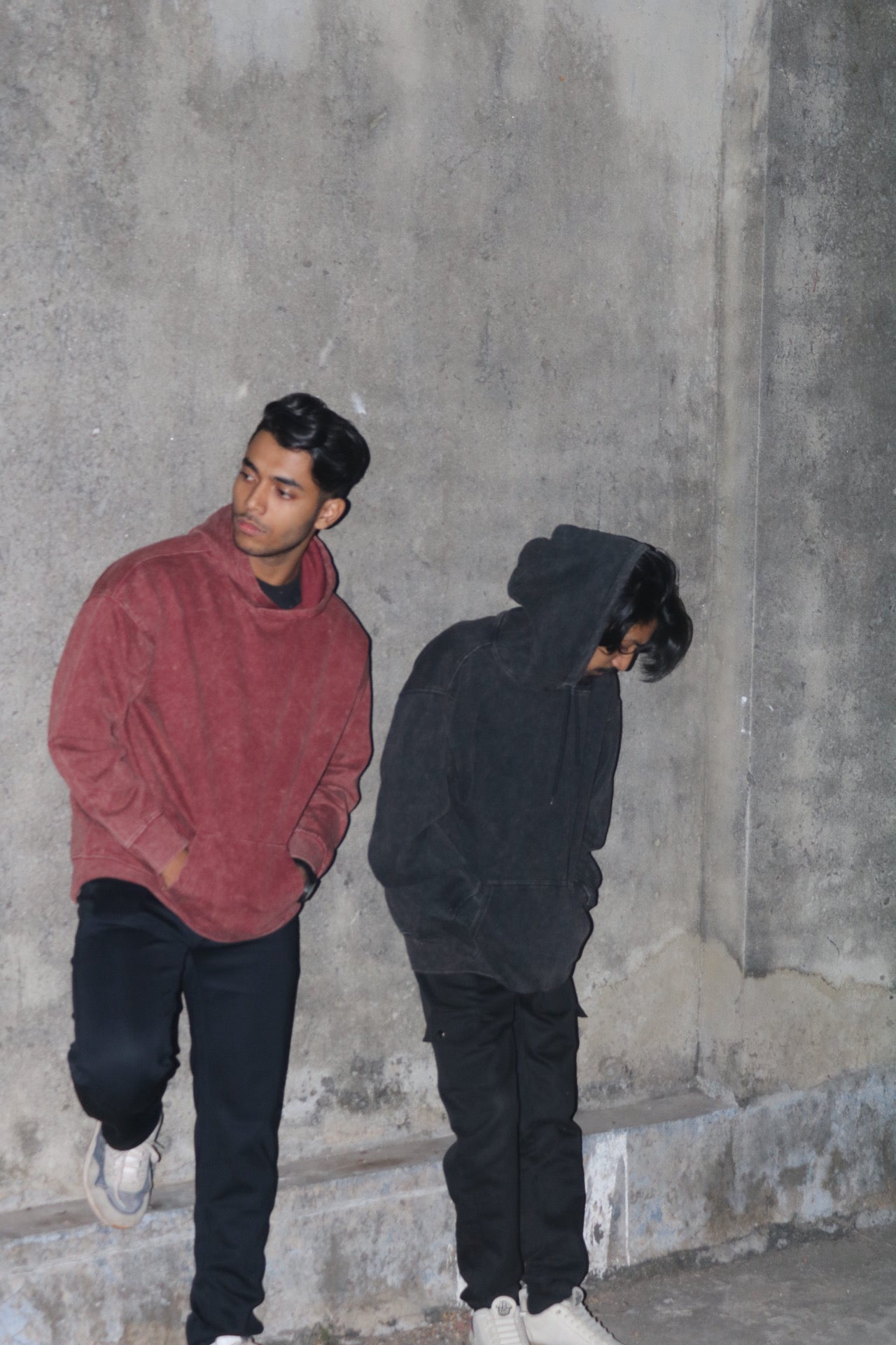 Scored Lifestyle acid washed hoodies