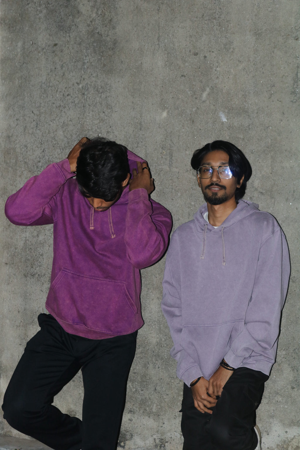 Scored Lifestyle acid washed hoodies